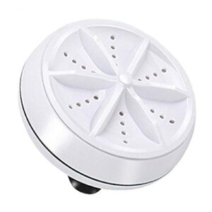 yobuybuy turbo washing machine portable travel washer air bubble and rotating mini washing machine,white