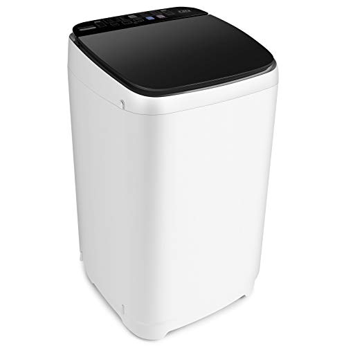 Portable Washing Machine,Full Automatic Washer with 10 Programs and 8 water levels, 1.45cu.ft/13.5 lbs Capacity Ideal Laundry Washer for RVs, Dorm, Apartment (1.45cu.ft)