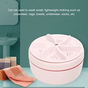 Dioche Turbine Washing Machine Ultrasound Wave 30W Full Automatic Mini Portable Washer for Travel Home Business