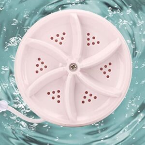 Dioche Turbine Washing Machine Ultrasound Wave 30W Full Automatic Mini Portable Washer for Travel Home Business