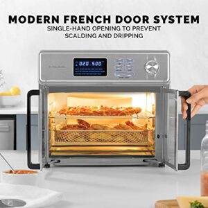 Kalorik® MAXX® Digital Air Fryer Oven, 26 Quart, 10-in-1 Countertop Toaster Oven & Air Fryer Combo-21 Presets up to 500 degrees, Includes 9 Accessories & Cookbook