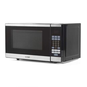 commercial chef countertop microwave oven, 0.7 cubic feet, stainless steel