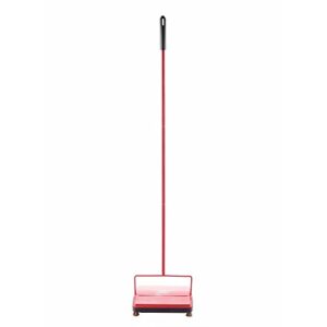 Fuller Brush 17052 Electrostatic Carpet & Floor Sweeper - 9" Cleaning Path - Lightweight - Ideal for Crumby Messes - Works On Carpets & Hard Floor Surfaces Red