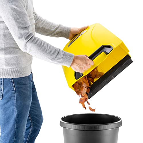 Karcher S 4 Twin Walk-Behind Outdoor Hand Push Floor Sweeper - 5.25 Gallon Capacity, 26.8" Sweeping Width, Sweeps 26,000 Square Feet/Hour