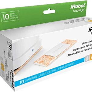 iRobot Braava Authentic Replacement Parts- Braava Jet® 200 Series Damp Sweeping Pads (10-Pack)