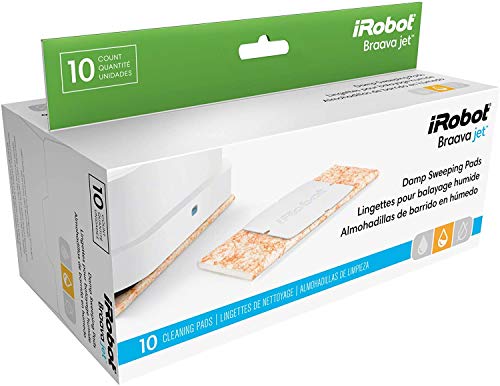 iRobot Braava Authentic Replacement Parts- Braava Jet® 200 Series Damp Sweeping Pads (10-Pack)