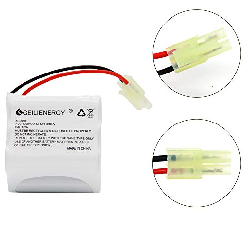 GLEPOWEER 7.2V 1200mAh Battery Compatible with Shark XB2950 V2950 V2950A V2945Z V2945 Floor & Carpet Sweeper