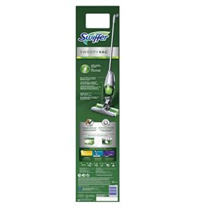 Swiffer Sweep + Vac Bagless Stick Vacuum and Floor Cleaner 4 amps Standard Green