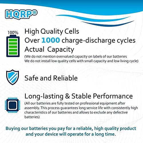 HQRP Battery Compatible with Shark XB2950 V2950 V2950A V2945Z V2945 Floor & Carpet Sweeper