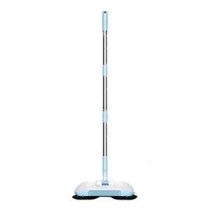 gallity hand push sweeper, household 360° rotation automatic sweeper, lightweight carpet sweeper,strong floor sweeper, great for house,office,kitchen,carpet,hard floor (blue)