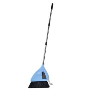 2 in 1 sweeper, abs vacuum broom, strong suction effective cleaning floor dust, labor saving quiet operation, usb cordless sweeper for cleaning bedroom, living room