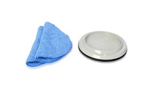 prolux core two 13″ mopping pads and pad holder (only compatible with units purchased in 2021 and older)