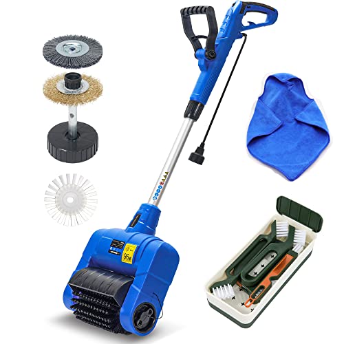 SICENXTOOLS Grout Cleaner for Tile Floors Electric Grout Cleaner Machine Tile cleaner Bundle with A Power Roller Brush Work for Whole House and Big Garden(Grout cleaner bundle)