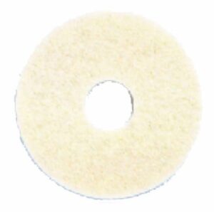 08481 polishing floor pad, 4100, white, 17-in. – quantity 5