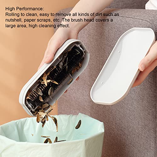 Carpet Debris Brush,Reusable Handheld Crumb Sweeper Home Soft Hair Debris Collector for Table Bed Sheet Clothes Sofa