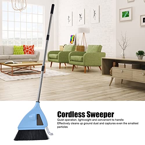 Yosoo 2 in 1 Cordless Vacuum Sweeper, USB Charging Vacuum Broom Cleaner, Effectively Clean The Ground Dust, for Bedroom, Living Room, Office, Hotel