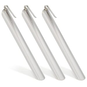 table crumb sweeper, stainless steel server accessories for waitress (3 pack)