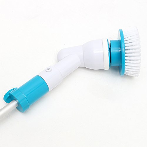 GGGarden 3Pcs A Set Brush Accessories Hurricane Brush Mop Scrubber Bathtub Tiles Rechargeable Home Handheld Floor Cleaner Brush Cordless