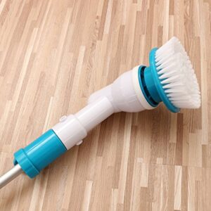 GGGarden 3Pcs A Set Brush Accessories Hurricane Brush Mop Scrubber Bathtub Tiles Rechargeable Home Handheld Floor Cleaner Brush Cordless