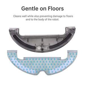 Dreametech Z10 Pro/D10 Plus Mop Pads, Robot Vacuum Wet Mopping Pads, Replacement Mop Cloths for Mopping Floor(2PCS)