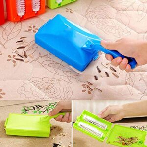 Eugeneq Mini Carpet Rug Roller Brush Dirt Handheld Sweeper Cleaner for Home Cleaning