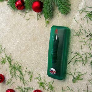 Holiday Christmas Tree Needle Pick-up Brushes (Pack of 2) - Picks up Dry Dropped Needles from Under Christmas Trees and Wreaths, Tough Enough to Pick Up Nuts and Bolts Too (Green)