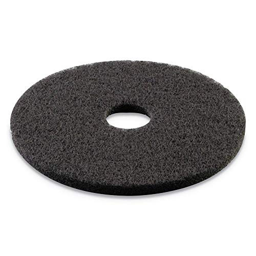 Boardwalk BWK4013BLA 13 in. dia. Stripping Floor Pads - Black (5/Carton)