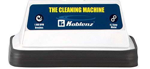 Koblenz Shampooer/Polisher Cleaning Machine, 3 Speeds, Blue/Gray