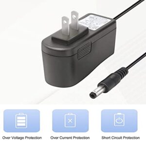 Qjin AC/DC Adapter for Shark VM200 VM200C UM205 VC205 VM20026 VM190 VACMOP Hard Floor Vacuum Mop Charger