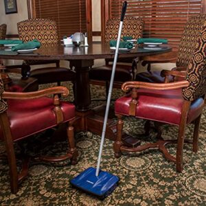 Carlisle FoodService Products 3639914 Duo-Sweeper Multi-Surface Cordless Floor Sweeper, 10" Sweeping Path