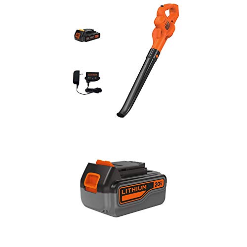 Black+Decker LSW221 Cordless Sweeper + 20-Volt Battery Pack