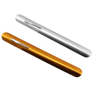lq industrial 2pcs table crumb sweeper gold & silver stainless steel server accessories for waitress