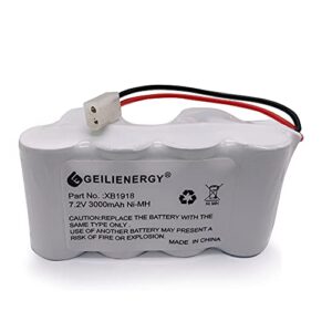 geilienergy 7.2v battery compatible for euro pro shark xb1918, v1917, v1950, vx3