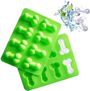 ysbzchu 3d ice silicone mold,funny shape ice cube tray,1 pcs easy reusable bpa free chocolate sugar tools baking molds for single bar party birthday cocktails beverages frozen drinks coffee (b)