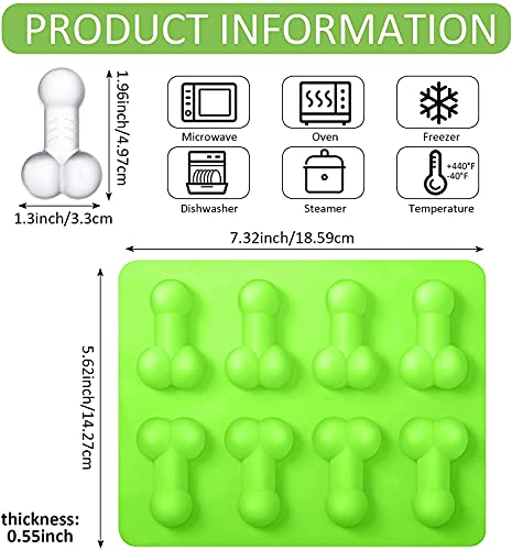 YSBZChu 3D Ice Silicone Mold,Funny Shape Ice Cube Tray,1 pcs Easy Reusable BPA Free Chocolate Sugar Tools Baking Molds for Single Bar Party Birthday Cocktails Beverages Frozen Drinks Coffee (B)