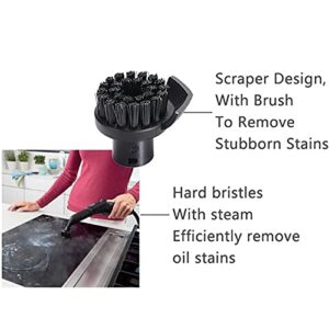 for Karcher SC2 SC3 SC4 SC5 CTK10 CTK20 Window Nozzle Scraper Round Brush for Steam Cleaner Mirrors,Clean Slit Moisture