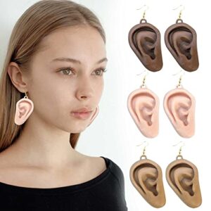 SuanlaTDS 1 Pair Funny Ear Shape Earring,Jewelry Gift for Women Girl Birthday Anniversary