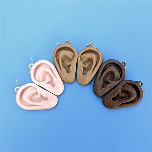 SuanlaTDS 1 Pair Funny Ear Shape Earring,Jewelry Gift for Women Girl Birthday Anniversary