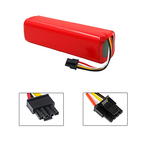 Tenberly Lithium Replacement Battery for Xiaomi Roborock S5 S7 S6 S51 S50 S52 S53 S55 T6 T7 T61 T65 C10 E4 Xiaowa CT10 E20 E35 Series 5200mAh Real Capacity