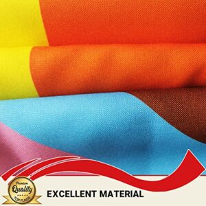 TOPFLAGS Progress Gay Pride LGBTQ Yard Garden Flag 12x18 Inch, Double Sided Rainbow LGBTQ Bisexual Flags for Decoration