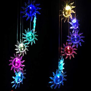 Sunflower Solar Wind Chimes,Gifts for All mom/Grandma/Women/Aunt /Daughte/Friend /Niece/Sister/Teacher/dad, Mother Birthday Gift, Gardening Gifts,windchimes Outside, Perfect for The Patio, Garden