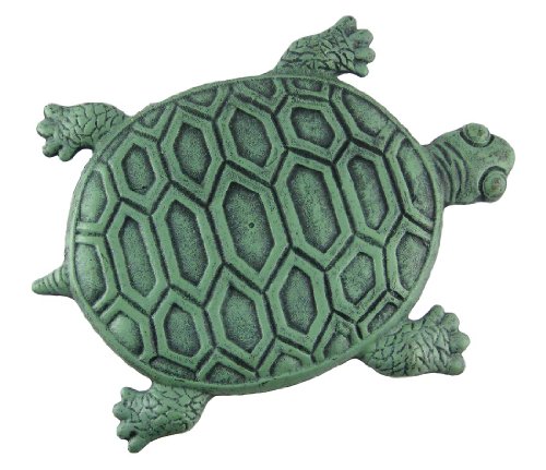 INsideOUT Iron Verdigris Garden Turtle Stepping Stone