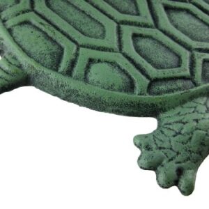 INsideOUT Iron Verdigris Garden Turtle Stepping Stone