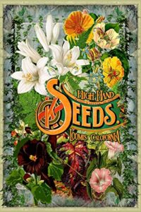 nursery seeds vintage seed packet metal sign bar sign country farm kitchen wall home garden decor art signs garden decoration 8x12inch