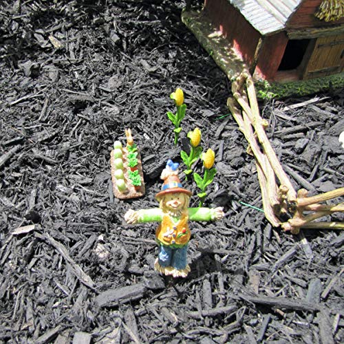 TG,LLC Treasure Gurus 3pc Miniature Corn Stalks Fairy Garden Farm Ornament Set Mini Plant Dollhouse Decor Accessory