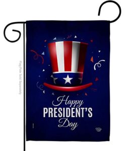 ornament collection happy president’s day garden flag star and stripes patriotism independence memorial united state american house decoration banner small yard gift double-sided, made in usa