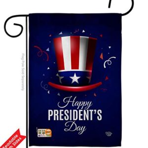 Ornament Collection Happy President's Day Garden Flag Star and Stripes Patriotism Independence Memorial United State American House Decoration Banner Small Yard Gift Double-Sided, Made in USA