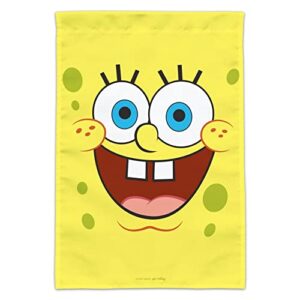 spongebob goofy smile face garden yard flag
