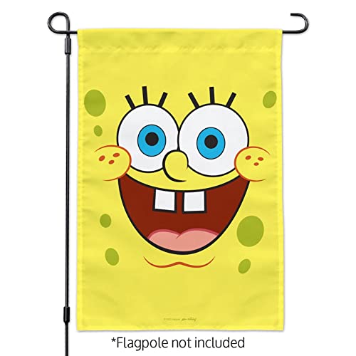 SpongeBob Goofy Smile Face Garden Yard Flag