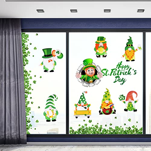 St Patrick's Day Decorations Yard Signs Leprechaun Gnomes Irish Shamrock Saint Patty's Lawn Garden Outdoor Yard Decor with Stakes